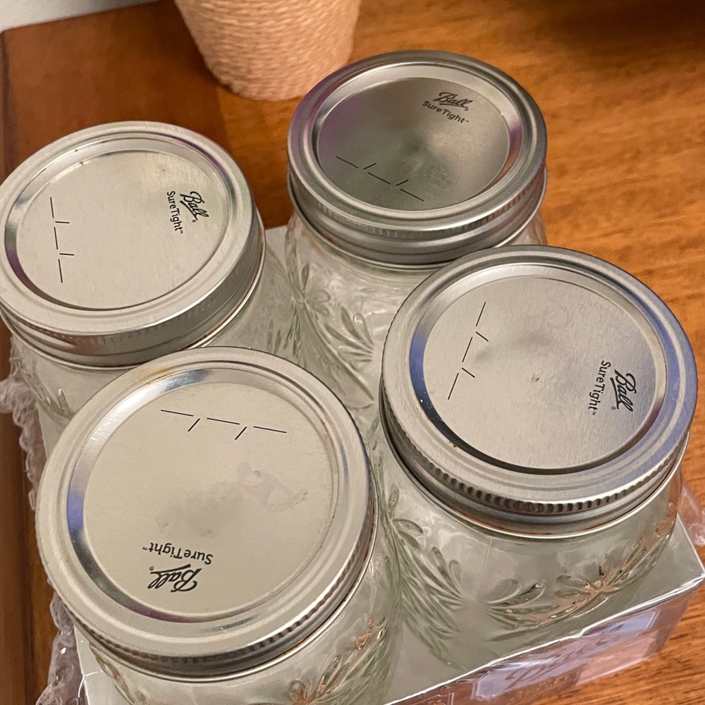 Set of 4 Lightly Used BALL Collectors Edition 140th Anniversary Canning Jars - Picture 3 of 12